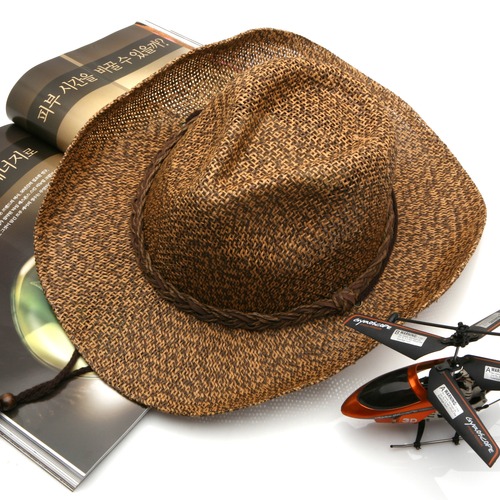 남자 여름 지사 카우보이 사파리 모자 60cm 약간 큰모자 캠핑모자 GF701