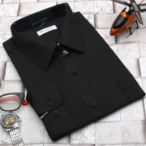 빅사이즈 와이셔츠 남자 긴팔셔츠 블랙칼라 120사이즈~140사이즈까지 판매/RA154
