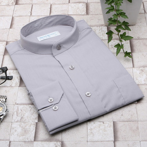 긴팔와이셔츠 일반사이즈 95~120사이즈 판매 남성 차이나카라 셔츠 RA008